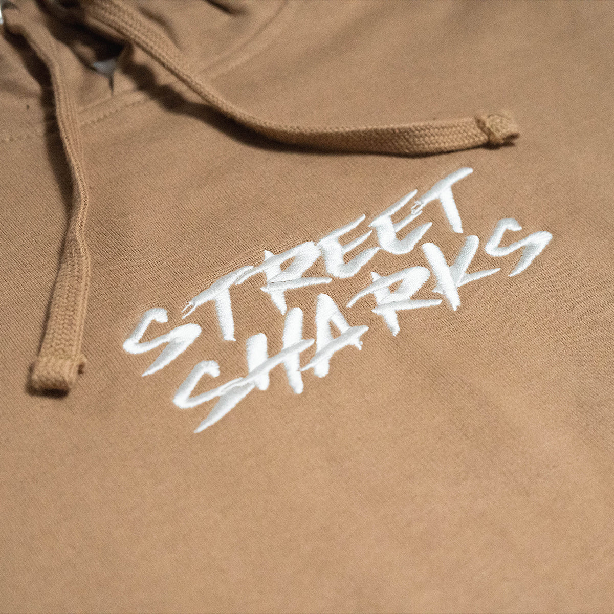 Street Sharks Garage Signature Embroidered Sandstone Hoodie