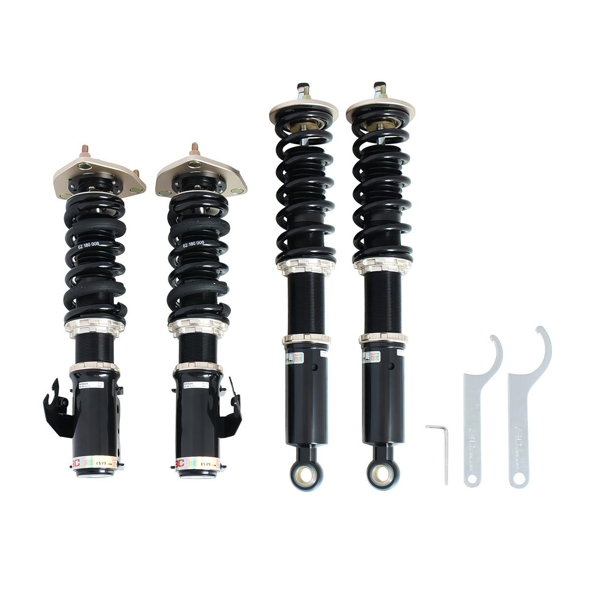 BC Racing BR Coilover Kit: 95-98 240SX S14